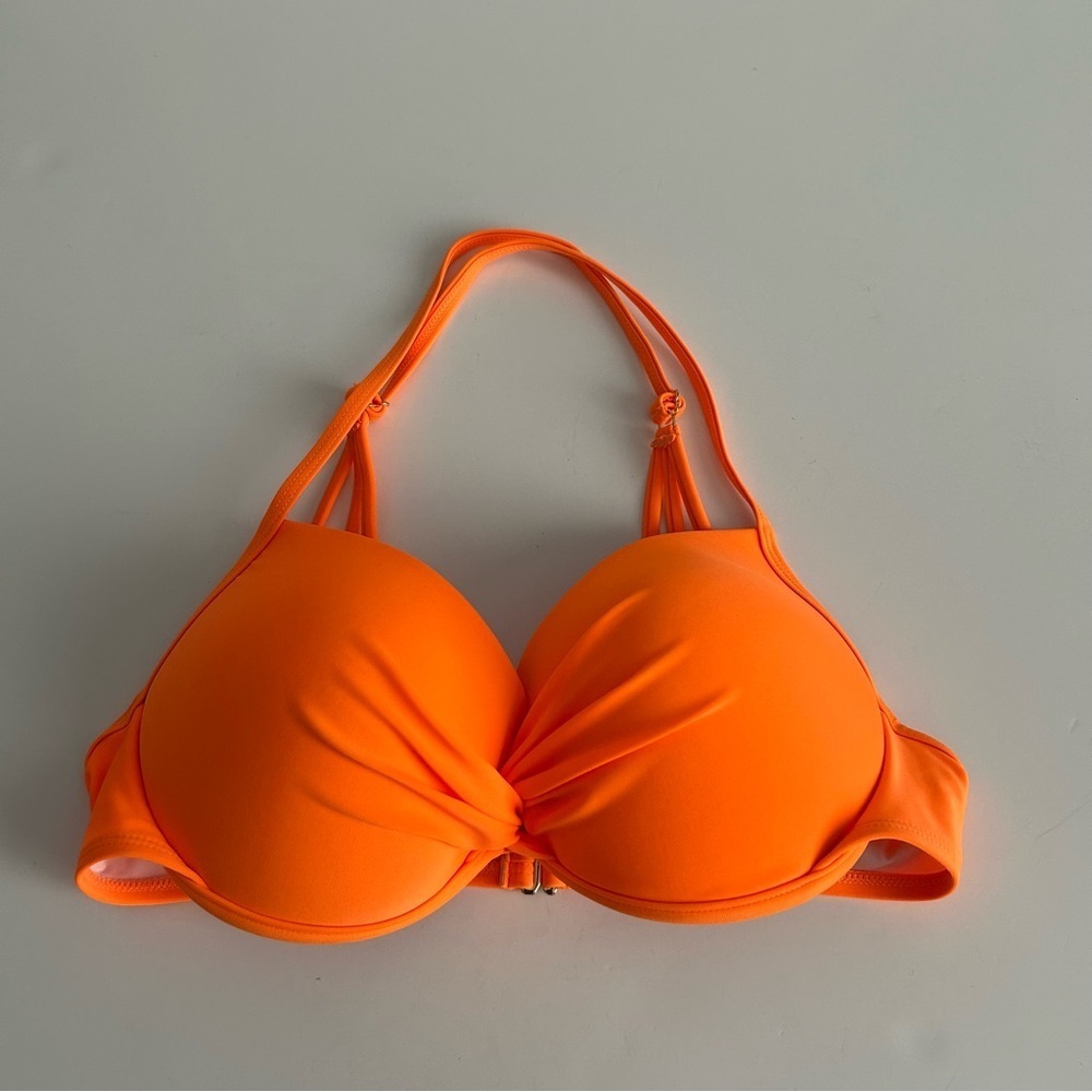 Relleciga Neon Orange Bikini Top